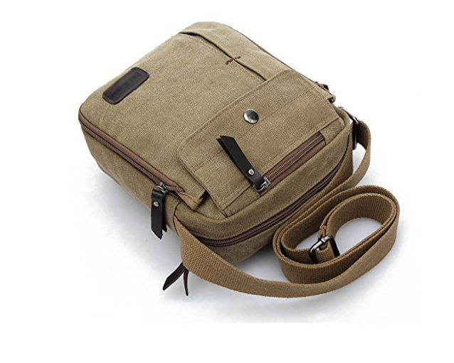 Gootium Canvas Crossbody Bag - Small Messenger Bag - Shopping From USA