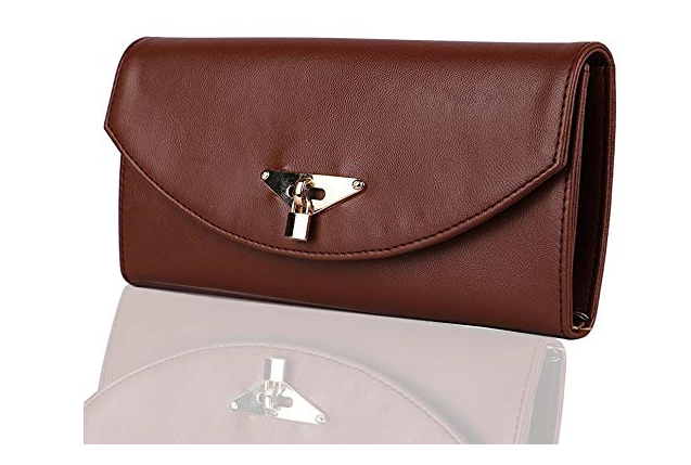 4575GT Womens Wallet Genuine Leather Double Zip Around Phone Clutch La –  Marshalwallet