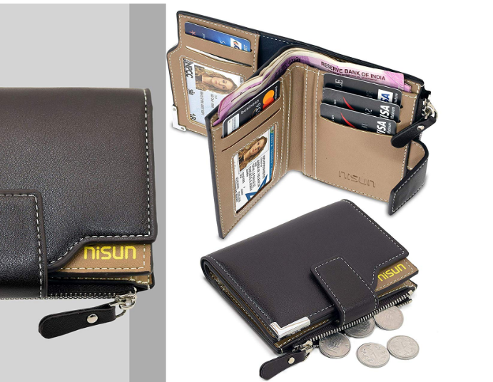 Double Card Holder Monogram Macassar - Men - Small Leather Goods