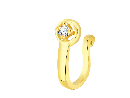 Stunning Gold Plated Designer Nose Rings – ShopBollyWear.Com