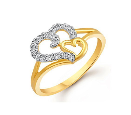 Buy Oceanus S925 White Gold CZ Diamond Engagement Ring Wedding Band Ring  For Women - 093 (6) Online at desertcartINDIA
