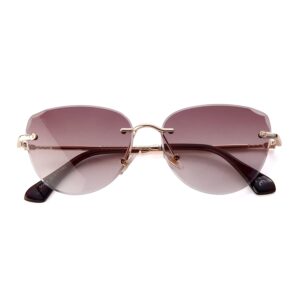 Ombra GOLD Cat Rimless Sunglass SYS65656