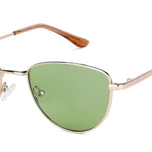 Vincent Chase By Lenskart | Full Rim Cat Eye Branded Latest and Stylish Sunglasses | Polarized and 100% UV Protected | Women | Large | VC S13123