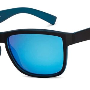 Vincent Chase By Lenskart | Black Full Rim Square Branded Latest and Stylish Sunglasses | 100% UV Protected | Men & Women | Medium | VC S14458