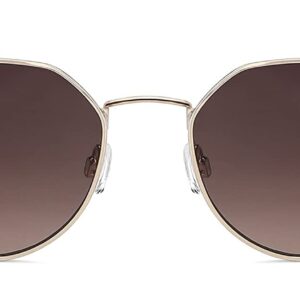 VINCENT CHASE EYEWEAR | Full Rim Hexagonal Branded Latest and Stylish Sunglasses | 100% UV Protected | Men & Women | Small | VC S13984 - Pack of 1