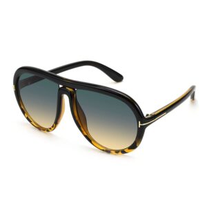 Karsaer Oversized Vintage Aviator Sunglasses for Men Women?Big Retro Round Aviator Sunglasses K7132