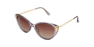 Ombra Velocity Grey Cat Eye Women Sheet Sunglasses - SG/LI/VC1936PL/C15