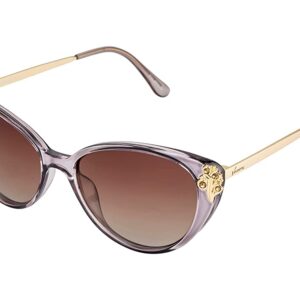 Ombra Velocity Grey Cat Eye Women Sheet Sunglasses - SG/LI/VC1936PL/C15