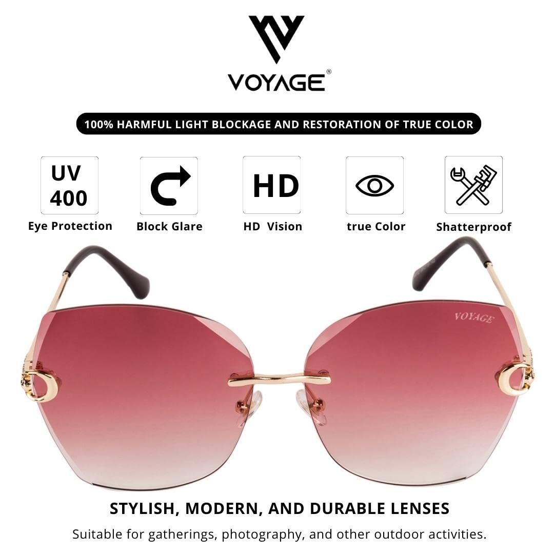 Voyage Exclusive Wayfarer Polarized Sunglasses for Men & Women (Black