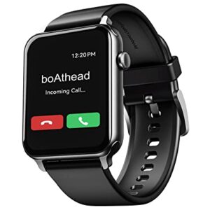 boAt Wave Call Smart Watch, Smart Talk with Advanced Dedicated Bluetooth Calling Chip, 1.69 HD Display with 550 NITS & 70% Color Gamut, 150+ Watch Faces, Multi-Sport Modes,HR,SpO2, IP68(Active Black)