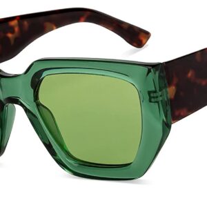 Vincent Chase By Lenskart | Full Rim Square Branded Latest and Stylish Sunglasses | Polarized and 100% UV Protected | Men & Women | Large | VC S14946