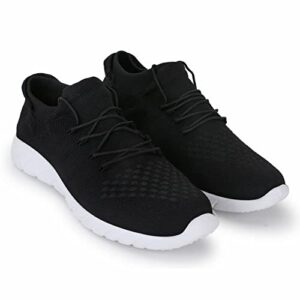 Men's Fashion Sneakers Lace-Up Trainers Basketball Style Walking Shoes