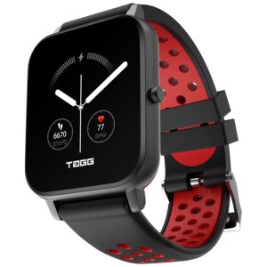 TAGG Verve Sense Smartwatch with 1.70'' Large Display, Real SPO2, and Real-Time Heart Rate Tracking, 7 Days Battery Backup, IPX67 Waterproof | Silver Lavender,Standard