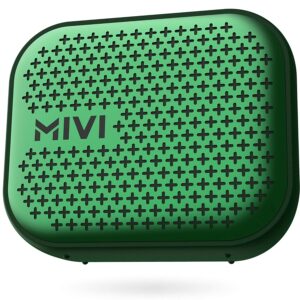 Mivi Roam 2 Bluetooth 5W Portable Speaker,24 Hours Playtime,Powerful Bass, Wireless Stereo Speaker with Studio Quality Sound,Waterproof, Bluetooth 5.0 and in-Built Mic with Voice Assistance-Blue