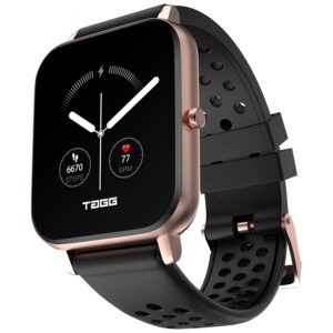 TAGG Verve Sense Smartwatch with 1.70'' Large Display, Real SPO2, and Real-Time Heart Rate Tracking, 7 Days Battery Backup, IPX67 Waterproof | Silver Lavender,Standard