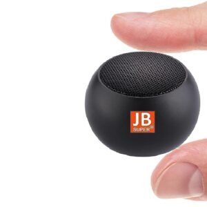 JB SUPER M3 Colorful Wireless Bluetooth Speakers 3D Mini Electroplating Round Steel Speaker (Random Color)