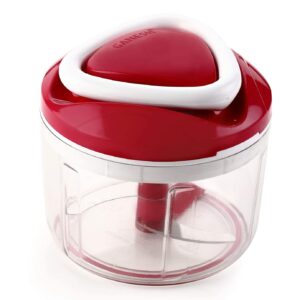 Ganesh Easy Pull Smart Plastic Chopper, 650 ml, Red