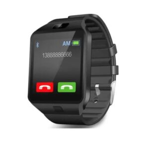 Melbon DZ09 Bluetooth Calling Smartwatch with Sim Call Support (ONLY – AIRTRL) Touch HD Display 4G Support Remote Camera Sleep Monitor 3 Days Battery Life (Black)