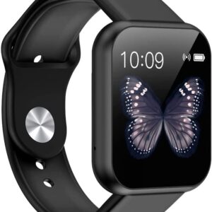 VELL - TECH Smartwatch for boys Y68 Bluetooth Calling Smart Touchscreen Smart Watch Bluetooth 1.44 HD Screen Smart Watch with Daily Activity Tracker, Heart Rate Sensor, Sleep Monitor