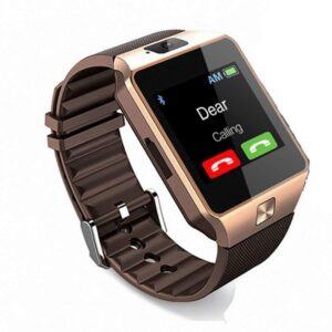 ZEPAD DZ09 Smart Watch Accessories with Camera, Touch Screen, Sim Card & SD Card Support for Smartphones (Gold)
