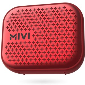 Mivi Roam 2 Bluetooth 5W Portable Speaker,24 Hours Playtime,Powerful Bass, Wireless Stereo Speaker with Studio Quality Sound,Waterproof, Bluetooth 5.0 and in-Built Mic with Voice Assistance-Blue