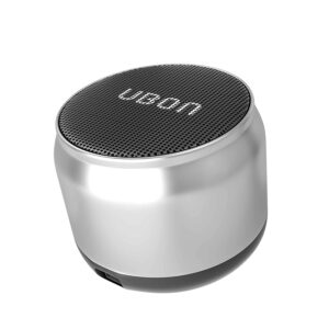 UBON 5W Bluetooth Speaker with TWS Function, Sound Boom SP-8035, Mini Wireless Speaker with Inbuilt Mic for Calls, Powerful Bass & Music, Portable Speaker for Travel Upto 4 Hours Playtime (Grey)