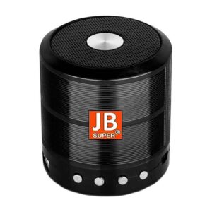 JB SUPER Mini Bluetooth Speaker WS 887 with FM Radio, USB Pen Drive Slot and Memory Card Slot, AUX Input Mode Speaker