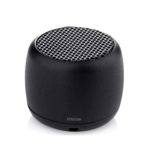 Printme Super Ultra Mini Boost 5 Watt Wireless Bluetooth Portable Speaker with Exceptional Sound Quality, Portable and Built in Mic-Black