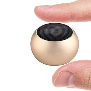 HB PLUS M3 Colorful Wireless Bluetooth Speakers Mini Electroplating Round Steel Speaker