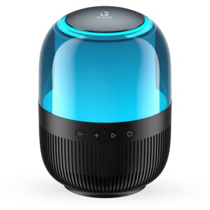 iGear Galaxy 10W Bluetooth Speaker with 360 Degree Surround Sound & Bass Radiator, 7 Color Lights, 4 Light Modes, 10hrs Playtime, TWS Mode, FM