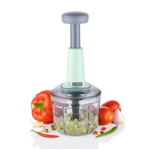 Stewit Food Chopper 900ml, Steel Large Manual Hand-Press Vegetable Chopper Mixer Cutter to Cut Onion, Salad, Tomato, Potato (Pack of 1) 900ml