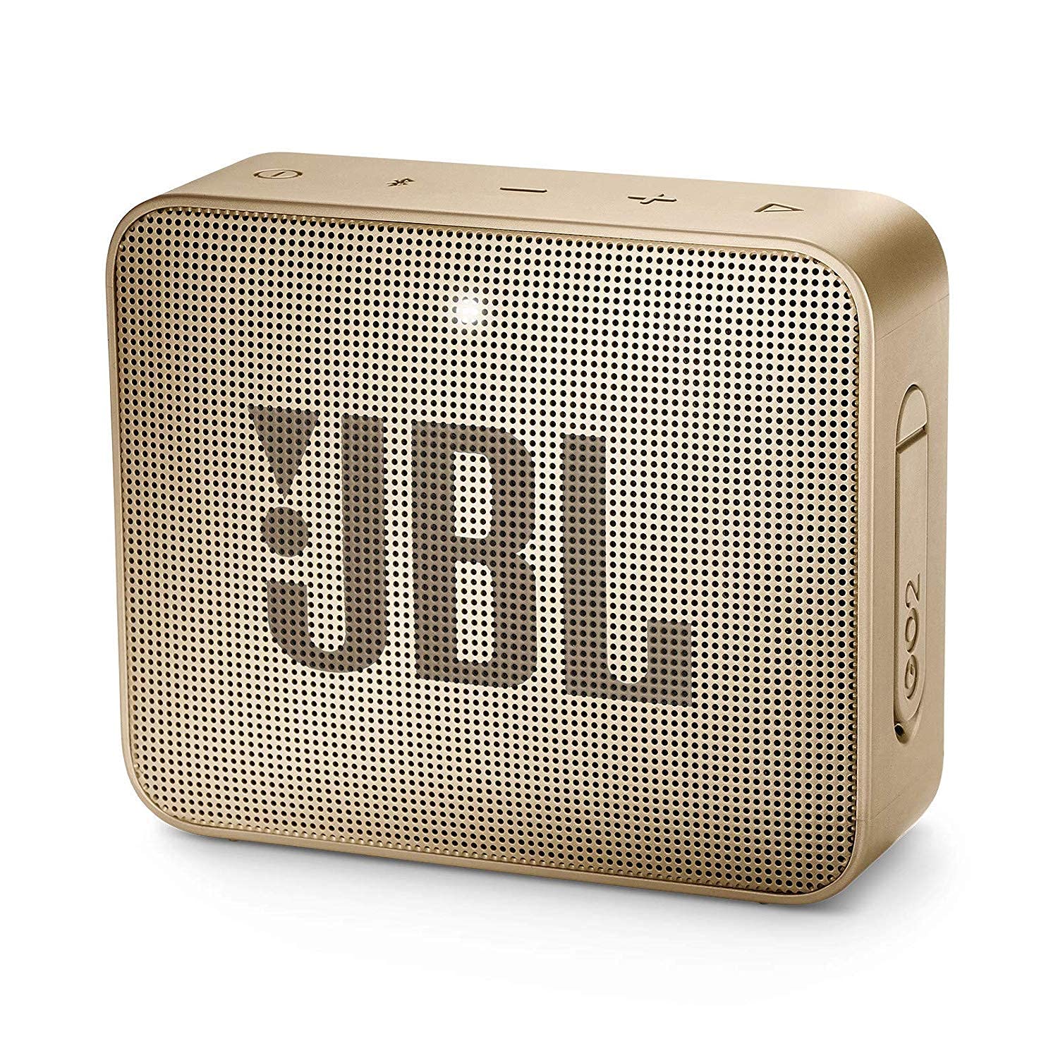 JBL GO 2 Portable Waterproof Bluetooth Speaker (Midnight Black)