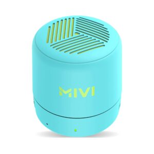 Mivi Play Bluetooth Speaker with 12 Hours Playtime. Wireless Speaker Made in India with Exceptional Sound Quality, Portable and Built in Mic-Orange