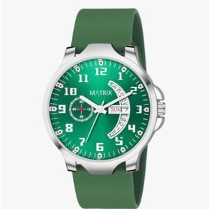 Teal Matrix Classic 2.0 analog watch with soft silicone strap for men and boys